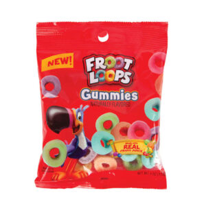 Froot Loops Gummies 4oz Peg Bag 12ct